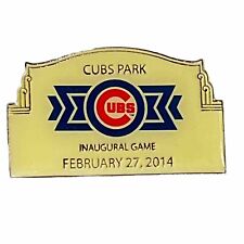 2014 Chicago Cubs Baseball Cubs Park Inaugural Game Enamel Sports Pin Pinback picture