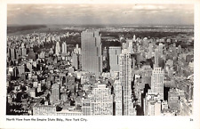 RPPC New York NYC North View from the Empire State Building A. Mainzer Postcard picture