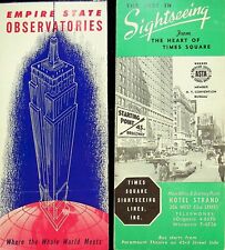 TWO 1930's New York City NY Travel Brochures - E9-E picture