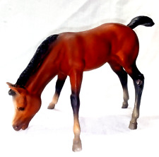 Vintage Breyer Colt Horse Foal Pony Brown Black Eating Drinking Head Down 4