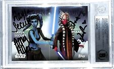 2020 Women Of Star Wars AMY ALLEN & ORLI SHOSHAN Signed Auto Card BAS Slabbed picture
