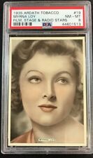 1935 Ardath Film, Stage & Radio Stars #19 Myrna Loy PSA 8 NM picture