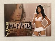 2013 Benchwarmer Hobby Amie Nicole Autograph Lingerie Card #26 Bench Warmer picture