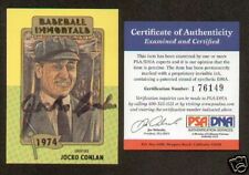 Jocko Conlan signed autographed Baseball Immortals PSA picture