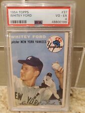 1954 Topps Whitey Ford #37 VG EX 4 picture
