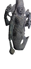 matsya Avatar Showpiece for Home Decor Decoration and Gifting Black Granite picture