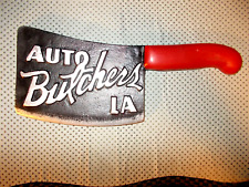 California car club plaque Auto Butchers L A Meat Clever Chopper 1949 Mercury TA picture