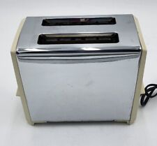 Vintage Proctor-Silex 2 Slice Toaster Chrome With Cream Trim Model T620 AL Works picture