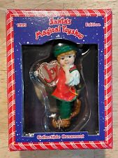 Santa's Magical Toy Shop - Christmas Ornament Elf with Joy Cookie - Year 1995 picture
