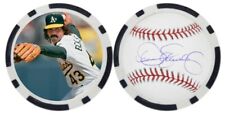 DENNIS ECKERSLEY / OAKLAND A'S - POKER CHIP - GOLF BALL MARKER ***SIGNED*** picture