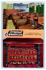 c1952 Original Barbecue Cor 8th Restaurant Los Angeles California CA Postcard picture