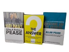 Lot 3 Allan Pease Books The Answer People Skills Questions picture