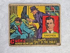 1936 Gum G-Men & Heroes of The Law - #128 