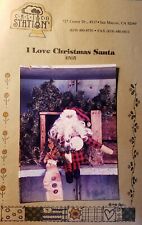 I Love Christmas Santa Primitive Doll Pattern Design By Cheri Saffoite Payne Out picture