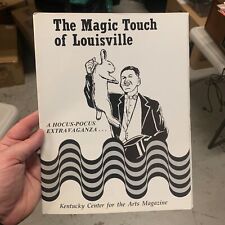 1986 MAGIC TOUCH OF LOUISVILLE Convention Program Magician Louisville, KY picture