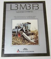 ALLIS CHALMERS L3 M3 F3 GLEANER COMBINES 1984 Brochure  picture