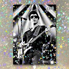 Lou Reed Holographic Headliner Sketch Card Limited 1/5 Dr. Dunk Signed picture