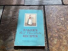 1932 Walter Baker's Best Chocolate Recipes Booklet picture