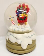 Rare Ronald McDonald & Friends Rotating Musical Snow Globe Winter Wonderland picture