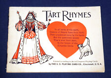 1904 St Louis World's Fair Congress US Playing Card Catalog Brochure Tart Rhymes picture