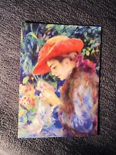 Pierre-Auguste Renoir—Marie-Therese Durand-Ruel Sewing—1882—Art Postcard picture