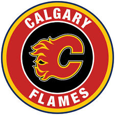 Calgary Flames Circle Sticker / Vinyl Decal 10 Sizes TRACKING picture