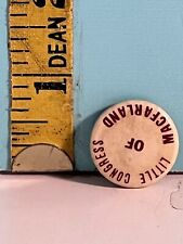 Vintage Little Congress MacFarland pinback button. picture