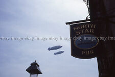 Goodyear Blimps Over North Star Pub NYC (2) 1980's VTG 35mm Slides Photos picture