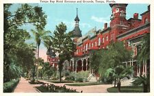 Vintage Postcard Tampa Bay Hotel Entrance And Grounds Tampa Florida FL FNC Pub. picture