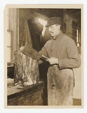 VTG 1910s Keystone New York City Press Photo Zookeeper w/ Meat Central Park Zoo  picture
