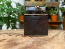 Rare Wartime WWII Ronson Lighter Personally Carved By Soldier. picture