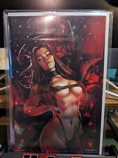 JAMIE TYNDALL The Devil's Misfits #1 Arman Akopian Halloween Day Virgin SIGNED picture
