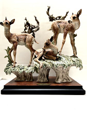 Giuseppe Armani - Early Days - Florence  Capodimonte Wildlife Deer Figurine 1986 picture