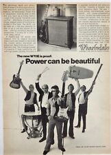 1971 Wharfedale W70E Speaker Systems 70's Rock N Roll Vintage Poster Print Ad picture