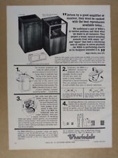 1971 Wharfedale W80A Speakers vintage print Ad picture