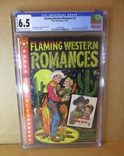 Flaming Western Romances 3 CGC 6.5 L.B. Cole 1950 Cowboy Love 1-shot Scarce Iss. picture