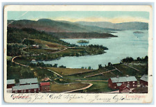 1909 River Plains Hills View  Jonsvatnet Trondheim Norway Posted Postcard picture