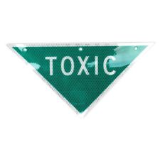 US Military Battlefield Toxic Area Warning Sign-NBC-NOS-Triangular 11.5