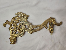 Vintage Brass Ornate Griffin Dragon Floor Lamp Arm - Replacement Part picture
