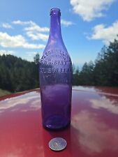 Pretty Antique Amethyst Kentucky Whiskey☆Old Louisville Taylor & Williams Liquor picture