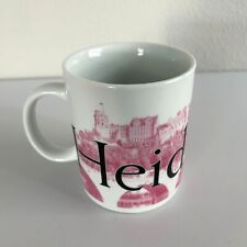 Starbucks City Mug Heidelberg Germany White Pink 16oz Collector Series Cup picture