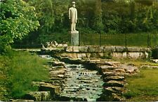 Jack Daniels Statue Distillery Lynchburg Tenessee TN statue Postcard picture