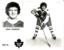 PF17 Orig Photo ERROL THOMPSON 1974-75 TORONTO MAPLE LEAFS NHL HOCKEY FORWARD picture