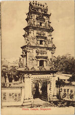 PC SINGAPORE, HINDU TEMPLE, Vintage Postcard (b42274) picture