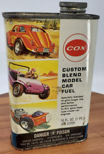 Full Cox Custom Blend Fuel Can For Model Car Racing Fuel Gas & Oil Advertising picture