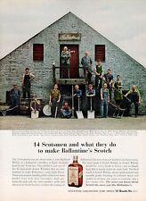 1961 Ballantine PRINT AD Whiskey Scotch Manufacturer Employees Elgin, Scotland  picture
