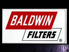 BALDWIN Filters - Original Vintage 1970’s 80’s Racing Decal/Sticker - 3.75 inch picture