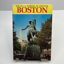 The Many Worlds of Greater Boston Massachusetts Vintage Travel Booklet Historic picture