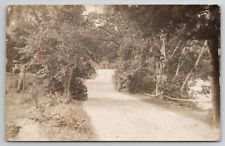 Norway ME Maine The Road Around Pennesseewassee Lake 1913 Photo Postcard Q26 picture