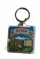 Vintage Atlanta Georgia Plastic Keychain Acrylic picture